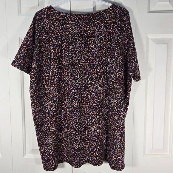 NWT Amazon Essentials Colorful Dotted Relaxed-Fit Crewneck T-Shirt - Size XLarge - Picture 3 of 6